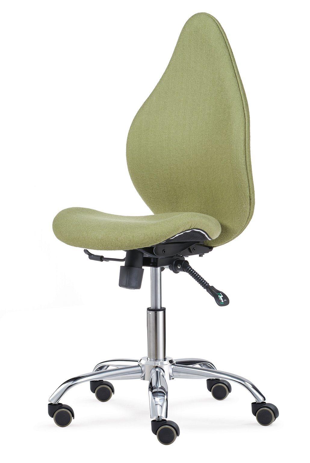 Adjustable Height Ergonomic Office Chair Saddle Stool