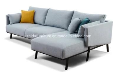 L Shape Small Size Home Living Room Sofa Bedroom Sofa