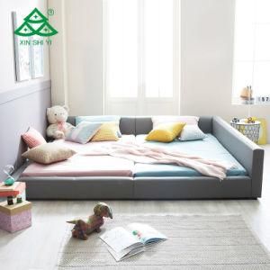 Home Furniture Bedroom Bed Wooden Furniture Cabination Leather Bed Kids Bed Wholesale