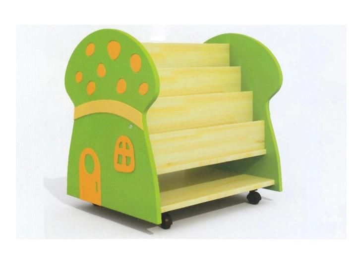 Nursery Bookcase Wooden Book Shelf for Kids Preschool Furniture