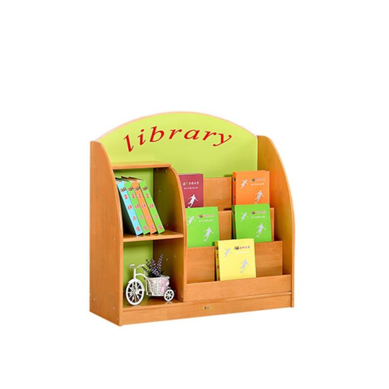 Children Bookcase, Preschool and Kindergarten Wooden Modern Bookcase, Modern Library Furniture Bookcase, Kids Books School Kids Storage Display Shelf Bookcase