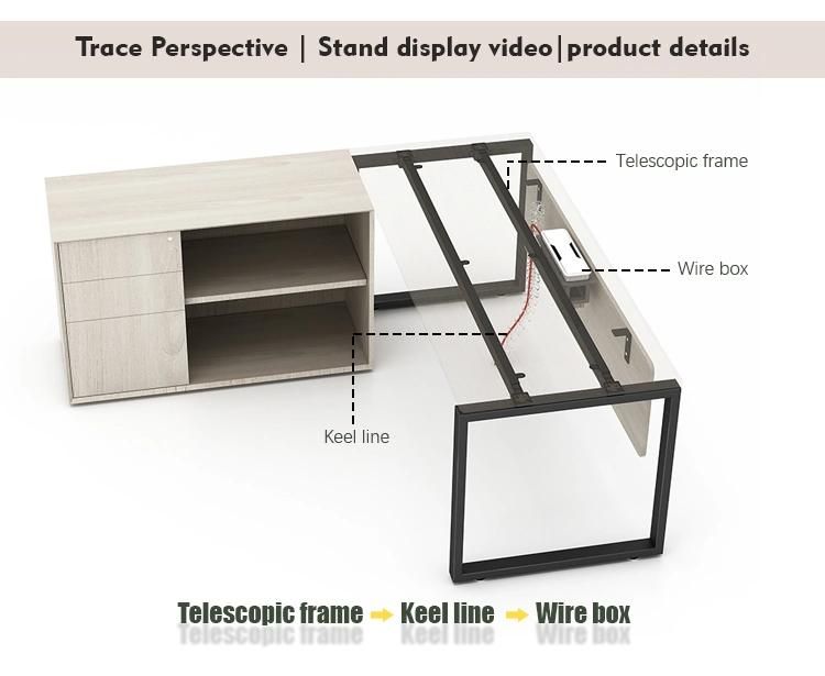 Top Fashion Modern Executive Desk Manager Luxury Modern Table Office Furniture