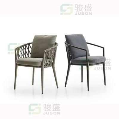 Hot Sale Hotel Furniture Living Room Dining Set Modern Outdoor Rattan Chair Patio Wicker Dining Chair Garden Set Table and Chair