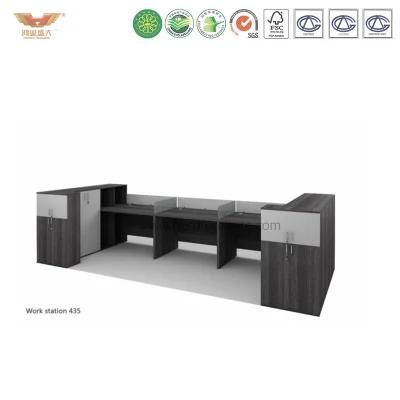 Black Morden Office Computer Workstation Furniture with Storage