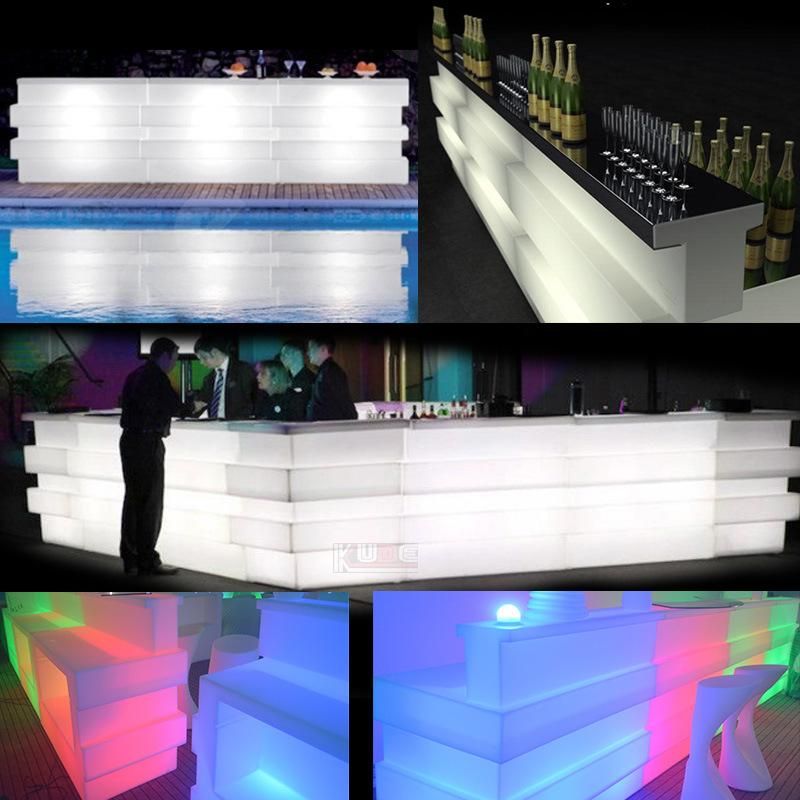 Illuminated LED Commercial Night Clubs Furniture