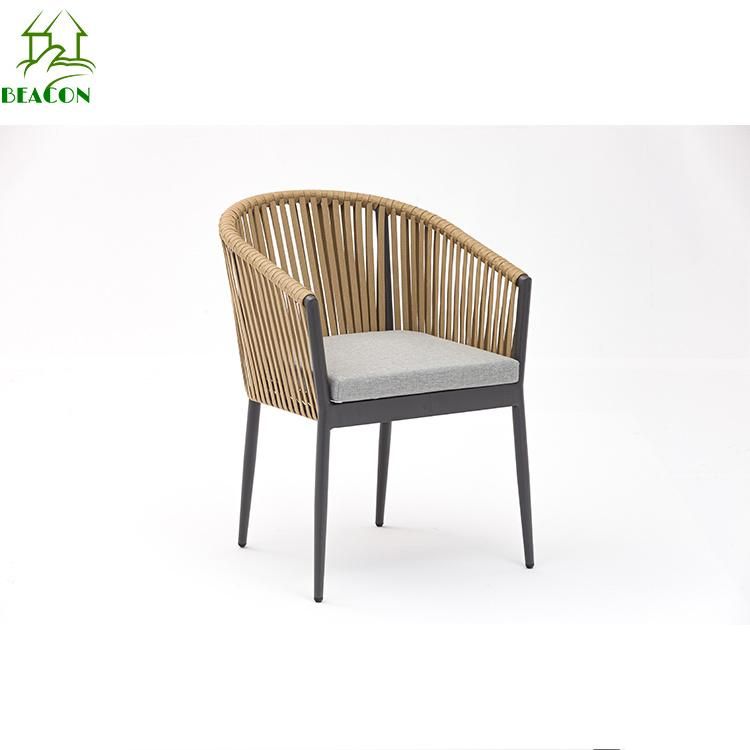 Modern High Quality Outdoor Patio Furniture Set Aluminum Garden Webbing Chair