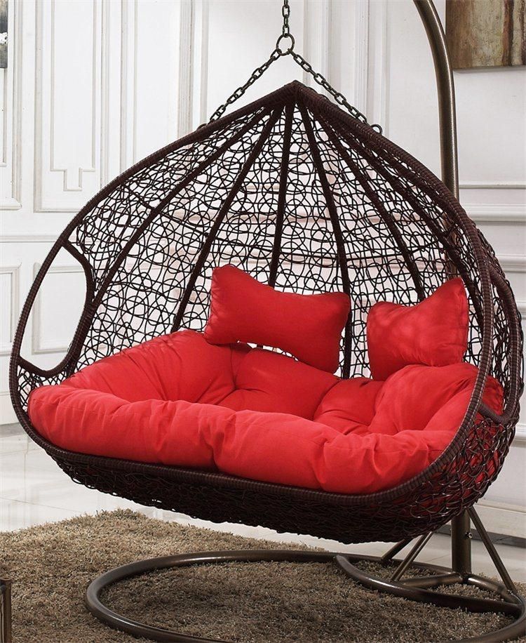 Adult Kid Leisure Popular Modern Rattan All Weather Hanging Swing Chair