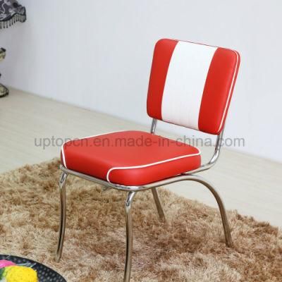 Modern Armless Metal Leg Restaurant Leather Chair (SP-LC292)