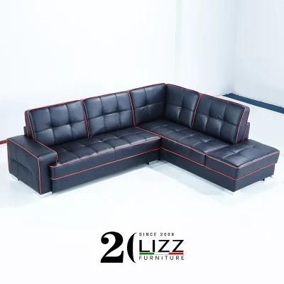 Living Room Furniture Modern Design Leather Sofa