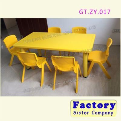 Beautiful Furniture Plastic Chairs and Table for Kindergarten