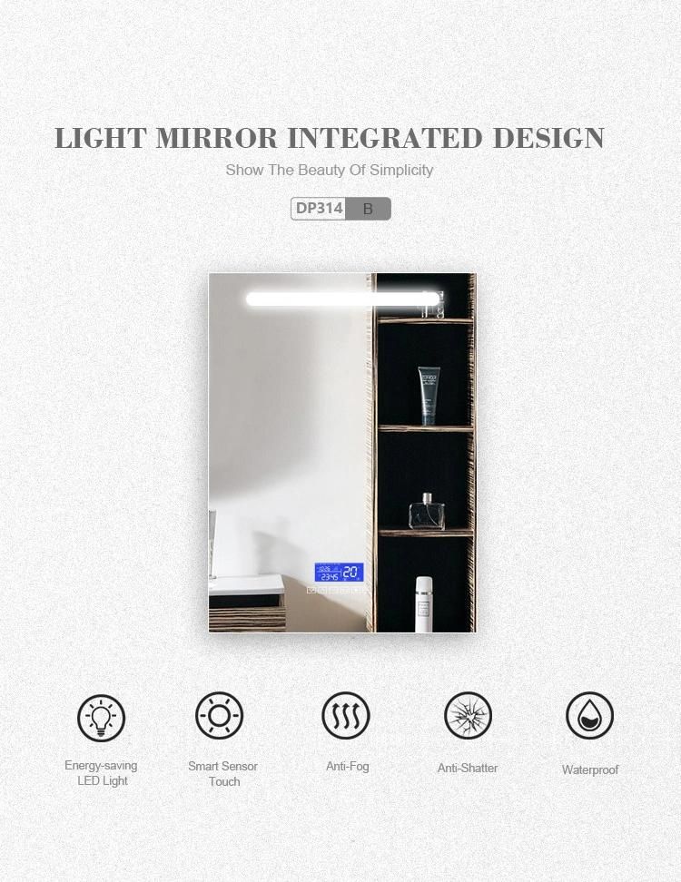 Smart Mirror with Music Phone Call Anti-Fog LED Bathroom Mirror