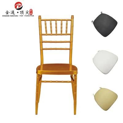 Wholesale Luxury Royal Wedding Hall Reception Gold Throne Chiavari Event Classic Wedding Chairs with Cushion