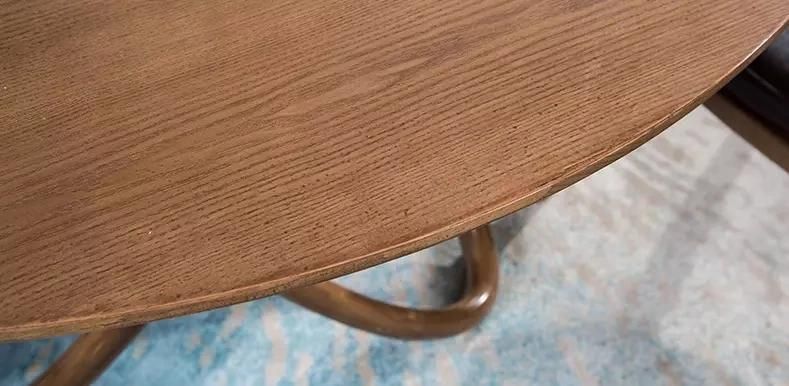 Art Design Dining Room Set Family Wooden Round Dining Table