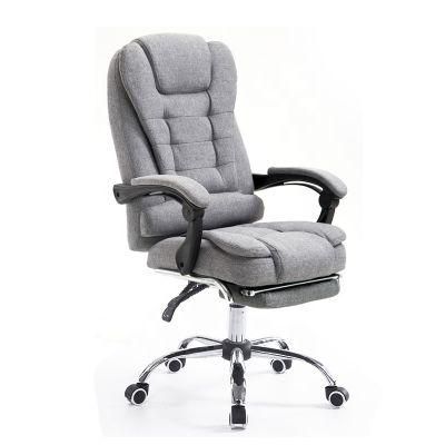 Modern Home Office Meeting Boss Furniture Faux Leather Fabric Modern Executive Office Chair with Footrest