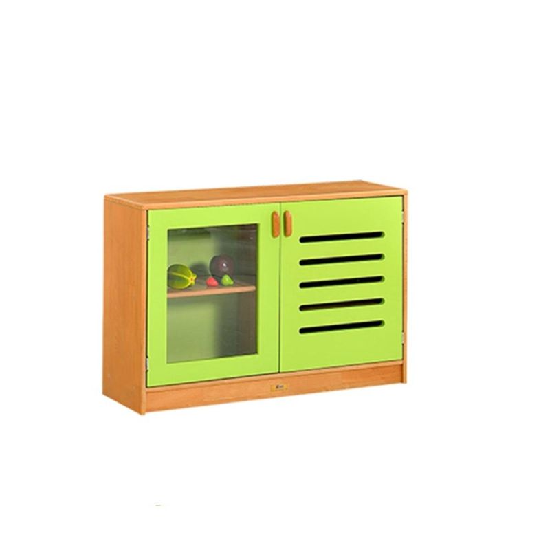 High Quality Wooden Modern Kids Toy Bookcase Storage Cabinet, Kindergarten and Preschool Furniture, Baby Nursery and Daycare School Storage Cabinet