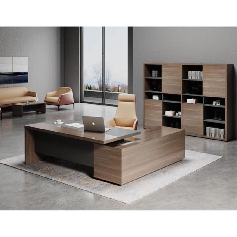 Office Desk Custom Furniture Factory Melamine Boss Executive Office Desk