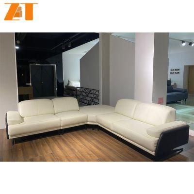 2022 Living Room Sofa Top Grain Leather Sofa Modern Leisure Living Room Furniture Sofa (21030)