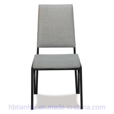 Modern Hot Sale Top Furniture Foshan Factory Strong Dining Furniture Aluminium Banquet Chair