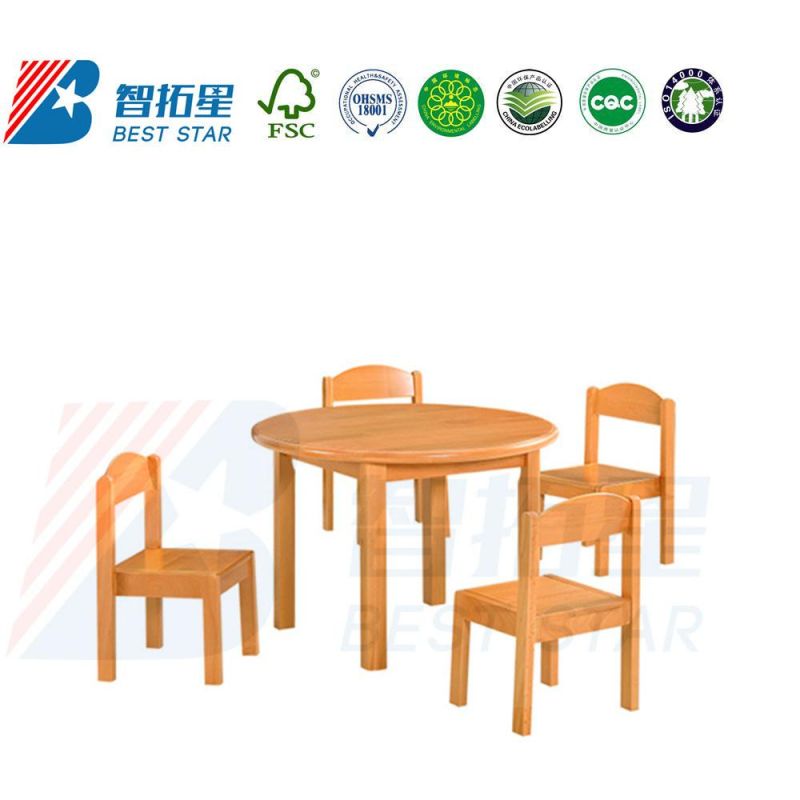 2019 New Models Children Rectangle Solid Wood Table,Preschool Study Table,Kindergarten Classroom Student Table, Children School Furniture,Kids Small Round Table