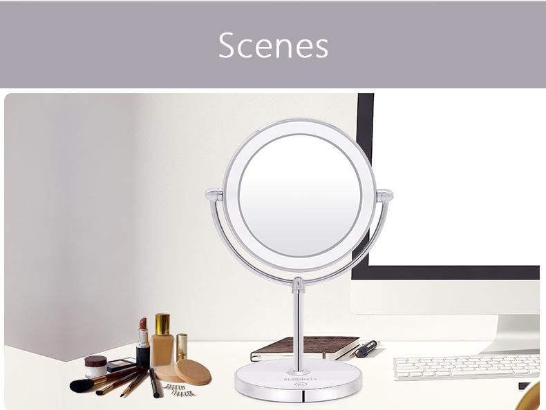 Dual Sides 1X/ 10X Magnifying LED Lights Vanity Makeup Mirror