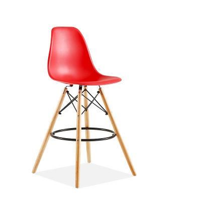 Nordic Style Modern Plastic Restaurant Cafe Dining Lounge Living Room Furniture Stool Bar Cha