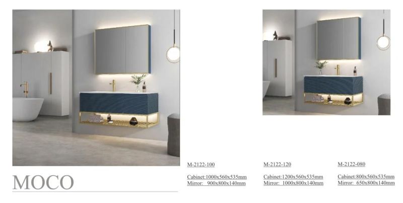 Modern Luxury Bathroom Furniture with Mirror