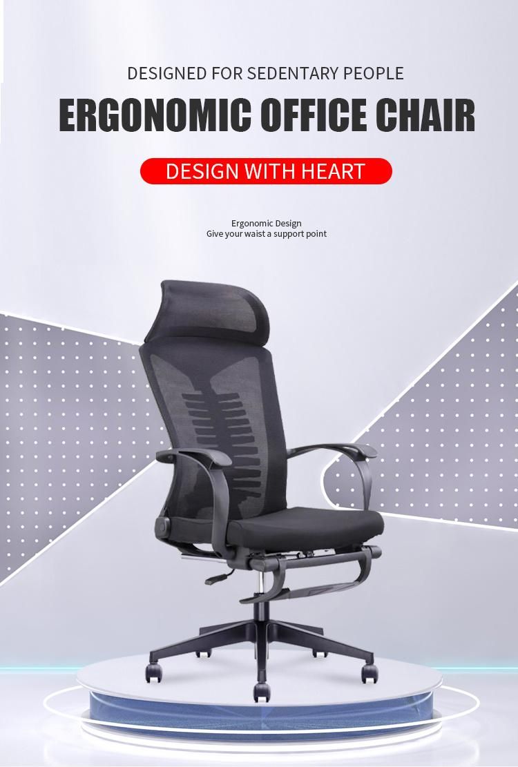 BIFMA Wholesale High Back Manager Boss Modern with Reclining Footrest Executive Office Ergonomic Chair