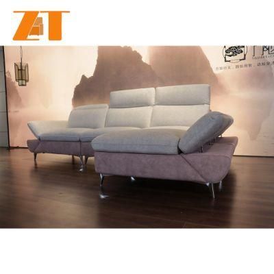 Factory Direct Sale Comfortable Home Furniture Corner L Shape Leisure Sectional Sofa Couch