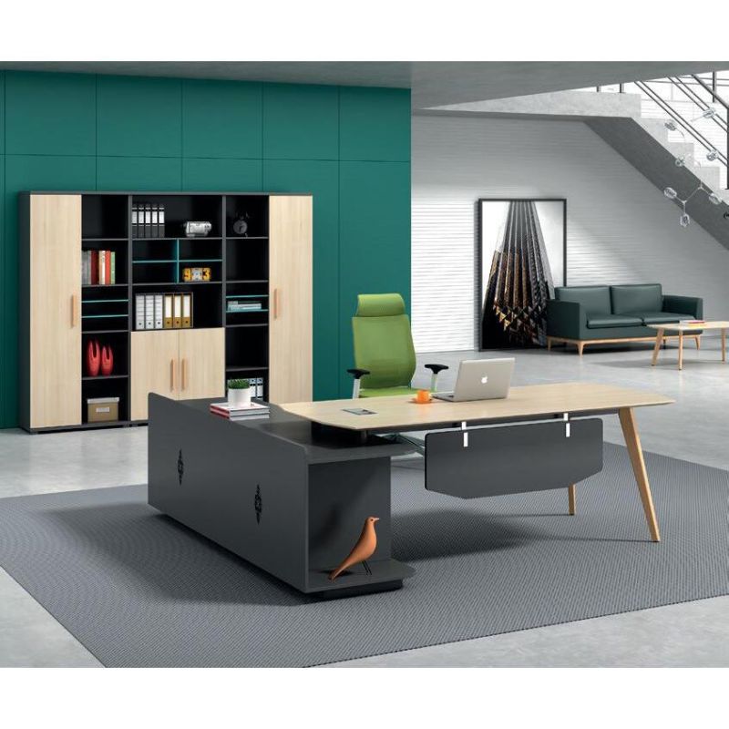 New Arrival L Shape Manager Desk Modern Office Table