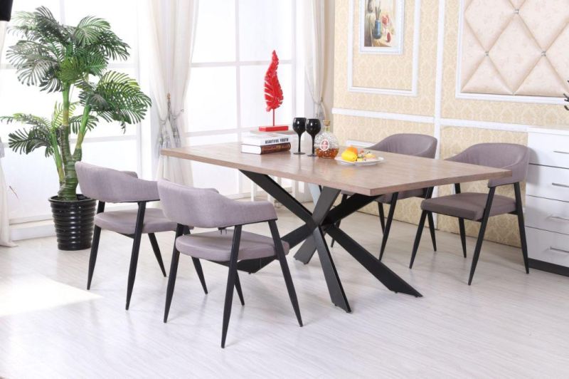 Modern Living Room Dining Room Furniture Table Sets MDF Top Wooden Dining Tables Restaurant Home Furniture