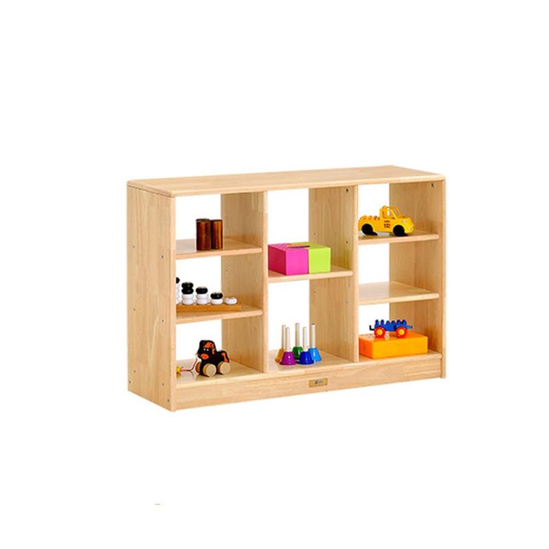 Kindergarten Kids Toy Storage Cabinet, Storage Wooden Rack and Cabinet, Children Care Center Furniture, Playroom Furniture Toy Cabinet, Baby Display Cabinet