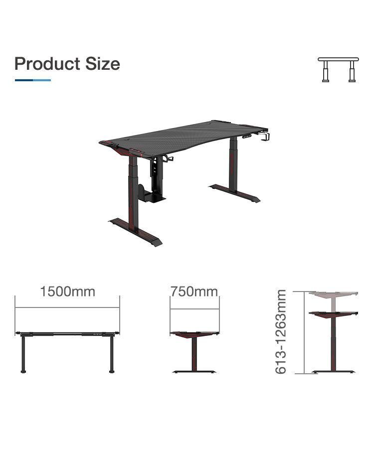 High Quality Modern Design Low Noise Home Furniture Jufeng-Series Gaming Desk