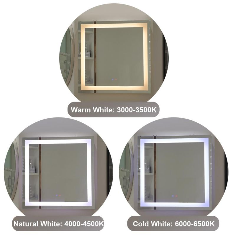 Household Products Waterproof Bathroom LED Smart Wall Furniture Mirror for Hotel