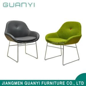 Stainless Steel Legs PU Leather Dining Chair Living Room Furniture