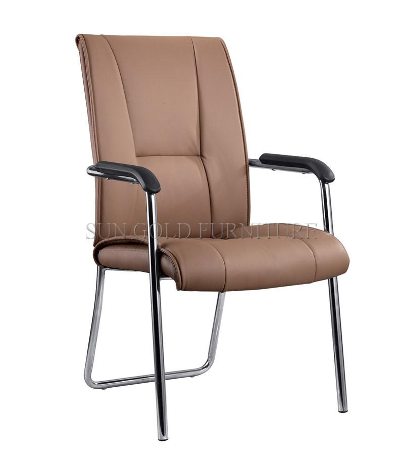 Hotsale PU Leather Reception Visitor Armrest Meeting Chair (SZ-OCA1007)