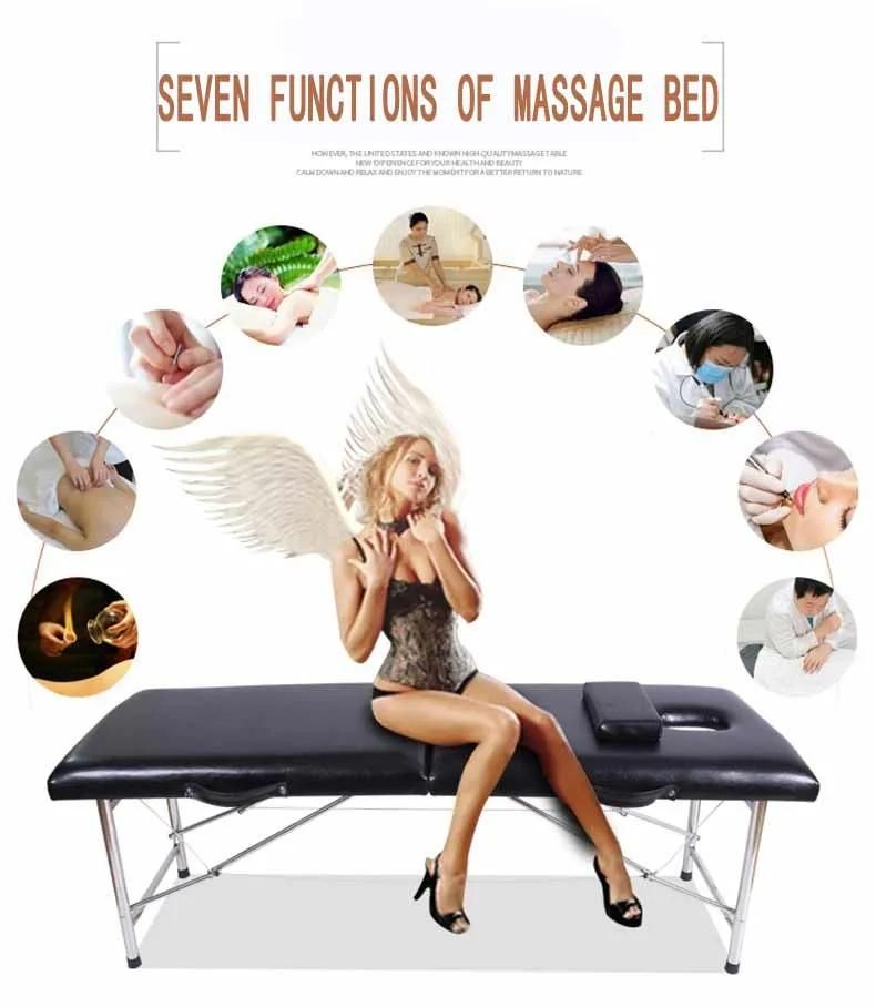 Hot Sale Portable Collapsible Tattoo Beauty Massage Bed High Quality SPA Moxibustion Bed Massage Table