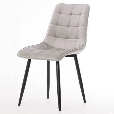 Modern Design Nordic Style Home Outdoor Furniture Restaurant Wedding PU Leather Velvet Dining Chair