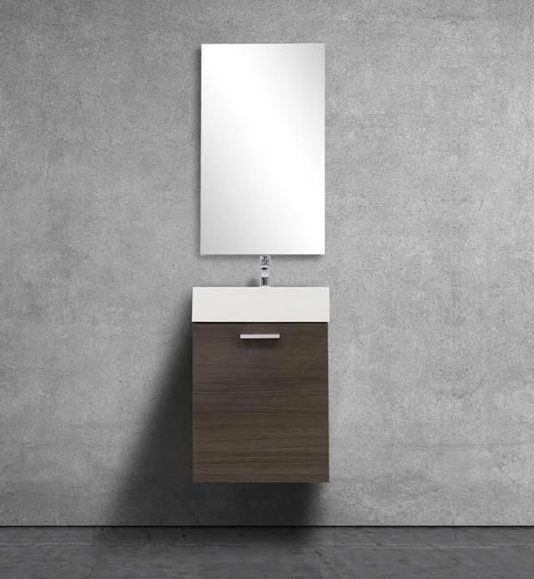 MDF Bathroom Cabinet with Ceramic Basin