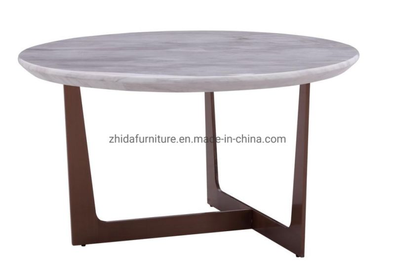 Modern Furniture Side Table Coffee Table with Marble Top