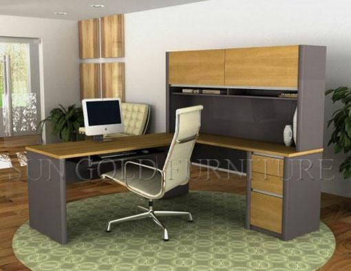 Customized MDF Material Executive Desk with Back Cabinet (SZ-OD264)