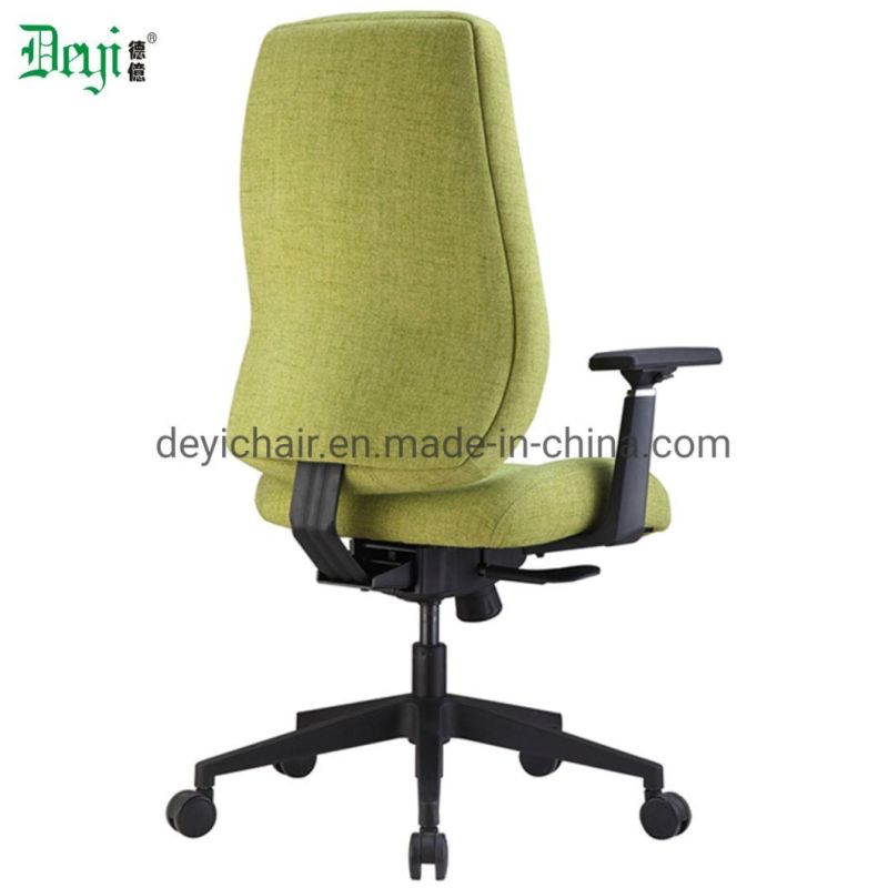 Green Color Fabric Normal Foam Modern Middle Back PU Adjustable Arm Office Computer Chair