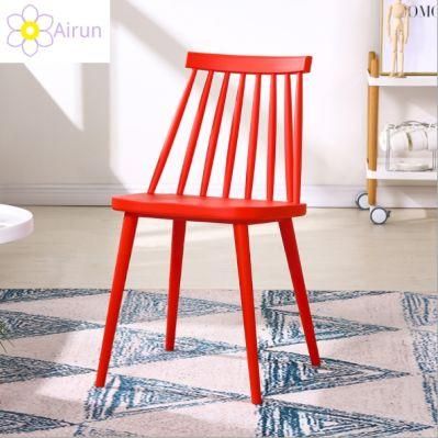 Nordic Kitchen Modern Chairs Ergonomic Windsor Dining Plastic Chair