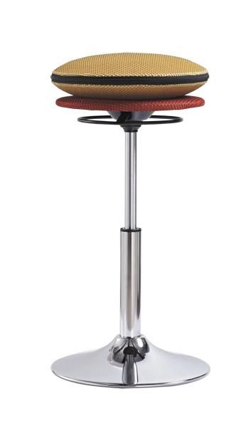 Adjustable Height Mesh Ergonomic Bar Stools for Exercise Fitting Balance Wobble Stool