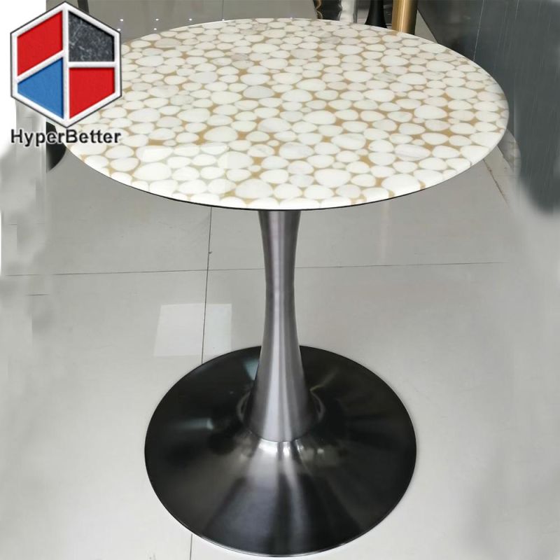 Nordic Design White Marble Base Coffee Tables