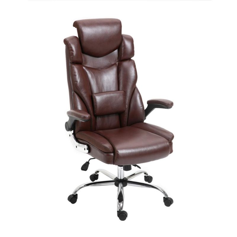 Modern New Design Swivel Cheap Office Room Rotating Wheel Dining Meeting Boss Leather Chair