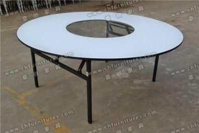 Folding Round Wedding Restaurant Hotel Banquet Table Yc-T01-01