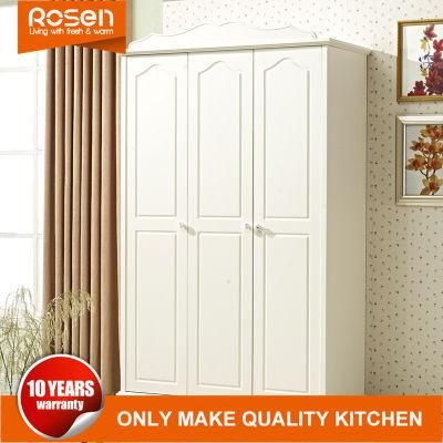 European Style Painted White Wooden Swing Door Online Wardrobes