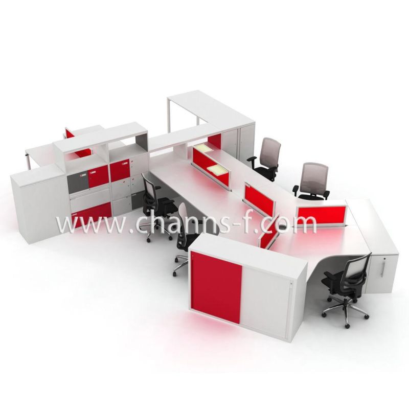 Good Selling Melamine Table Partition Office Furniture