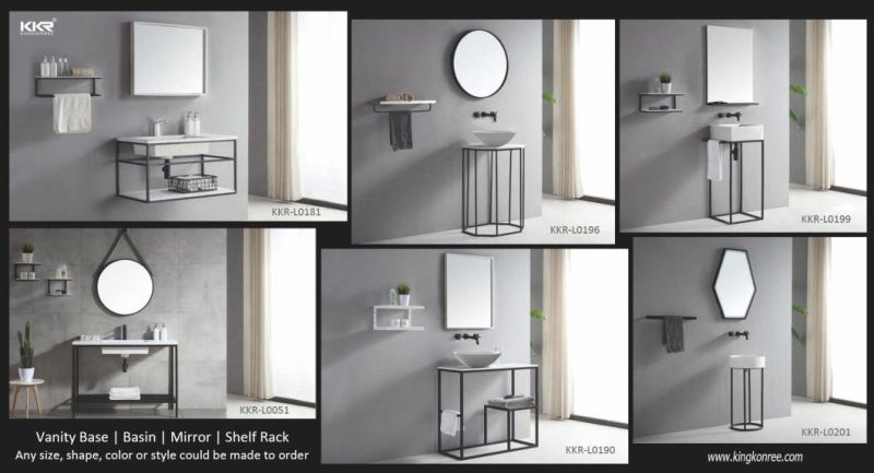 Kkr Bathroom Mirror Wall Mirror Solid Surface Frame Mirror