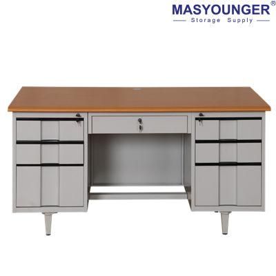 Cheap Modern Steel Office Desk Table Metal Desk with Drawers